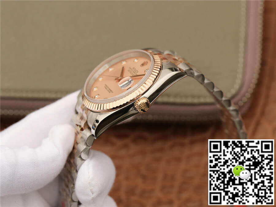 Rolex Datejust 116231 36MM GM Factory Diamond-set Pink Dial