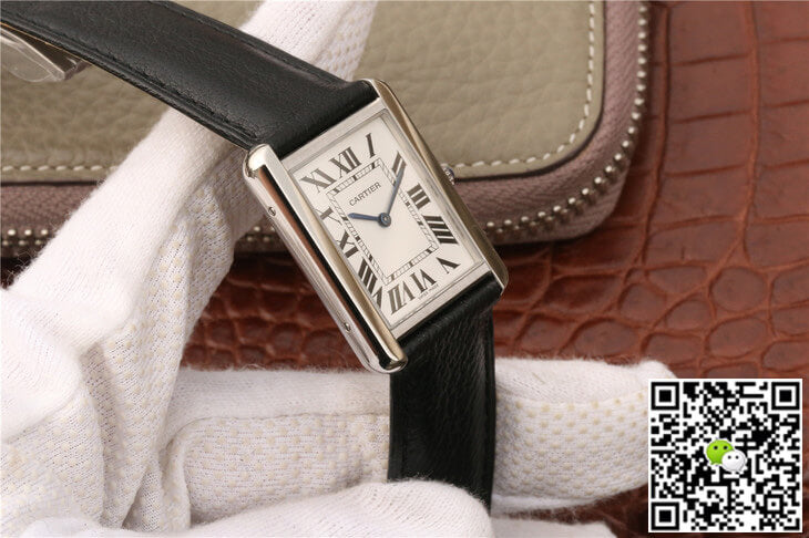 Cartier Tank WSTA0028 K11 Factory White Dial