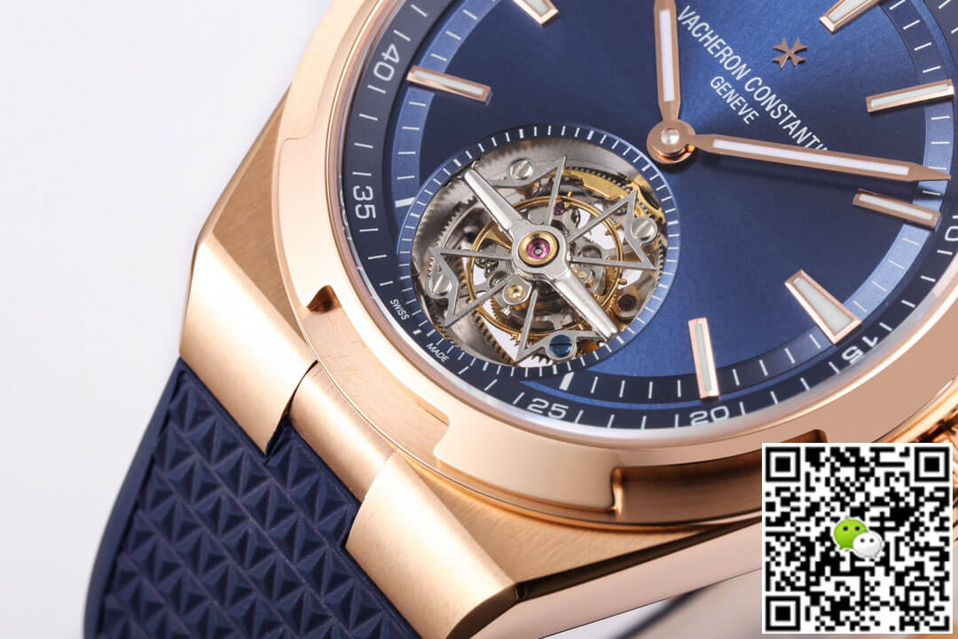 Vacheron Constantin Overseas Tourbillon 6000V/110R-B733 BBR Factory Blue Rubber Strap