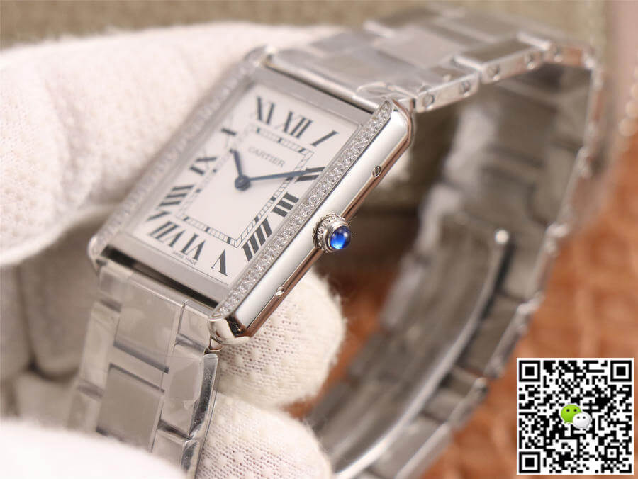 Cartier Tank K11 Factory Diamond White Dial