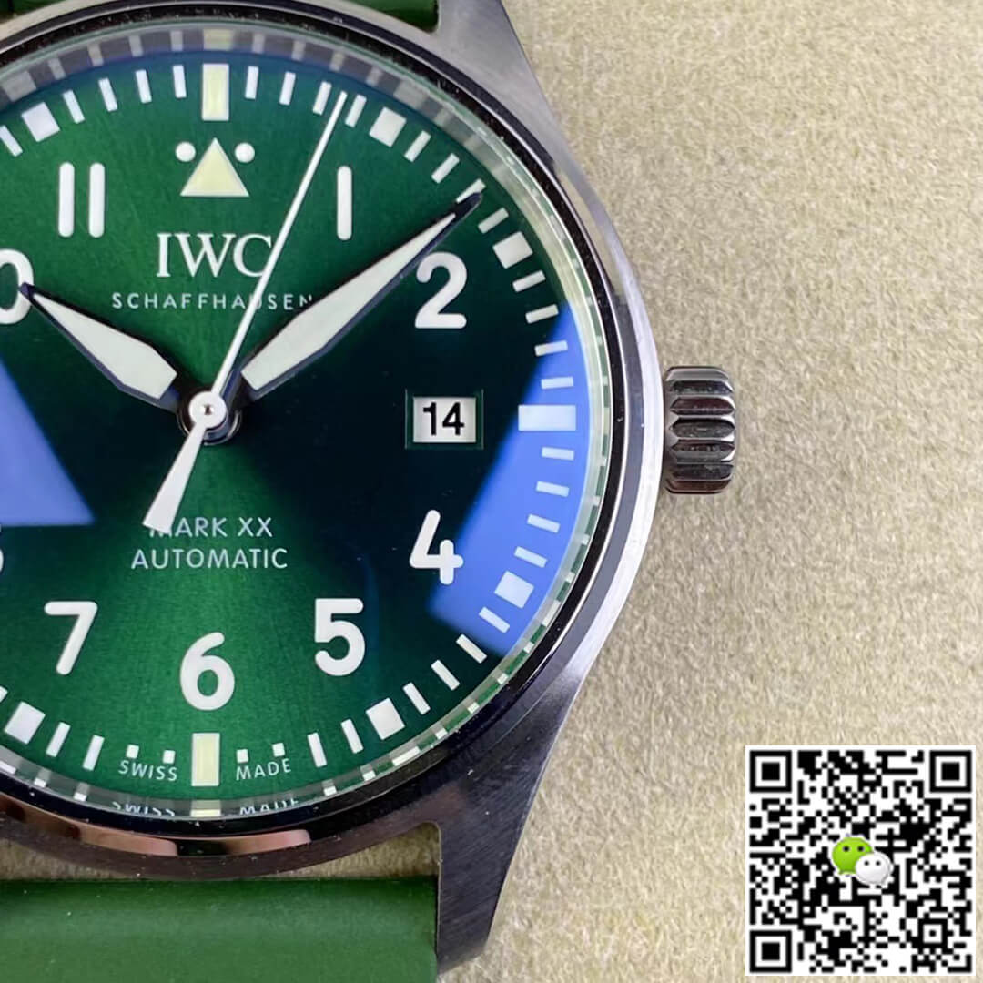 IWC Pilot IW328205 M+ Factory Green Dial
