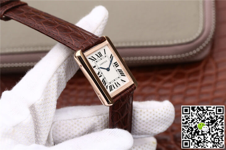 Cartier Tank W5200025 K11 Factory White Dial