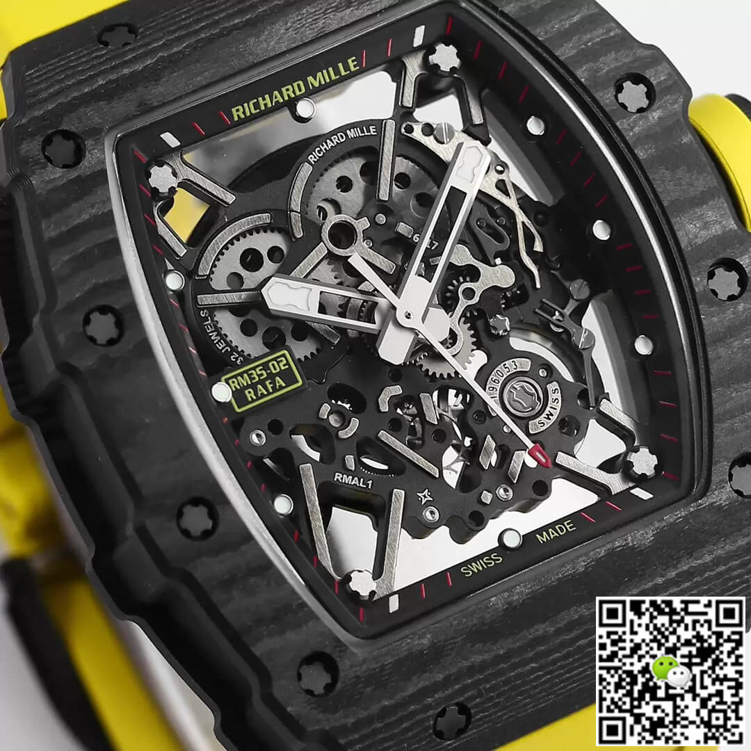 Richard Mille RM35-02 BBR Factory Yellow Strap