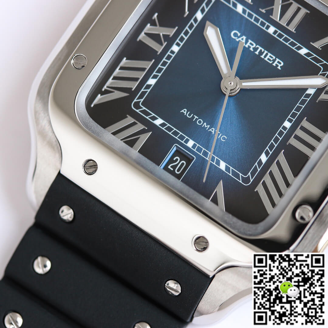 Cartier Santos WSSA0030 GF Factory V2 Rubber Strap