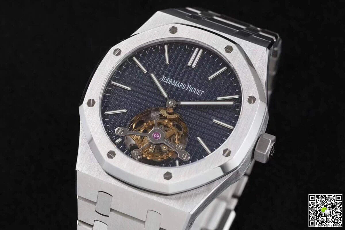 Audemars Piguet Royal Oak Tourbillon Extra Thin 26510ST.OO.1220ST.01 R8 Factory Blue Dial