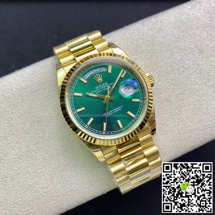 Rolex Day Date 118238 EW Factory Green Dial