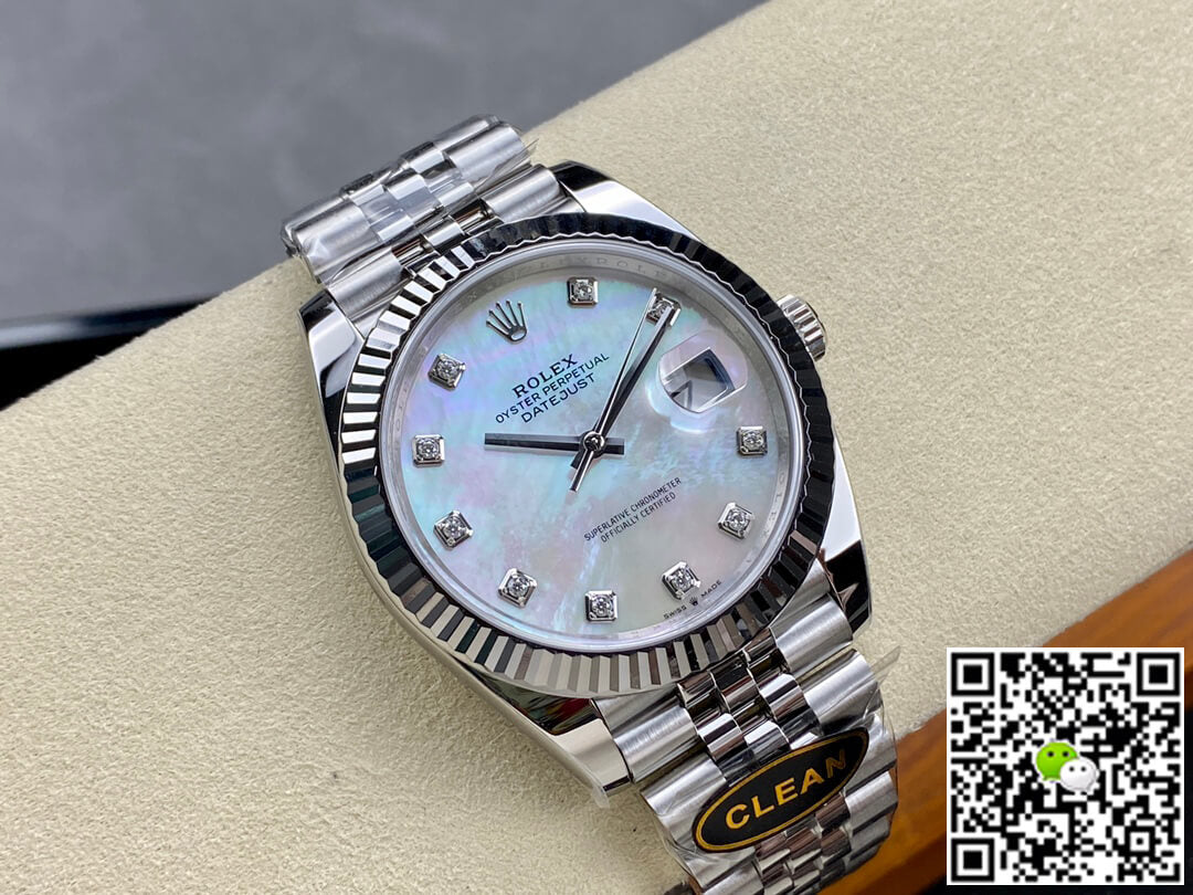 Rolex Datejust M126334-0020 Clean Factory Mother-of-pearl Dial
