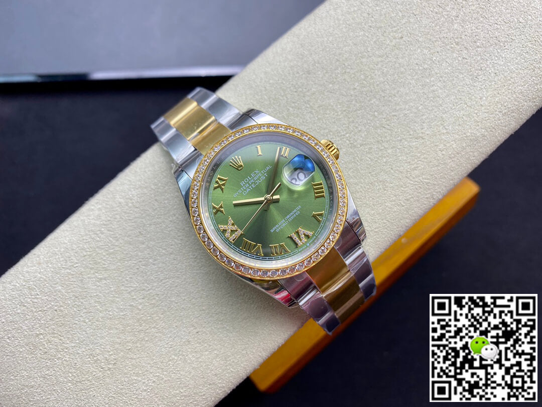 Rolex Datejust M126283RBR-0012 EW Factory Diamond-set Bezel