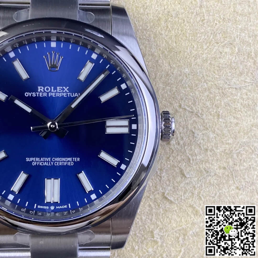 Rolex Oyster Perpetual M124300-0003 41MM Clean Factory Blue Dial