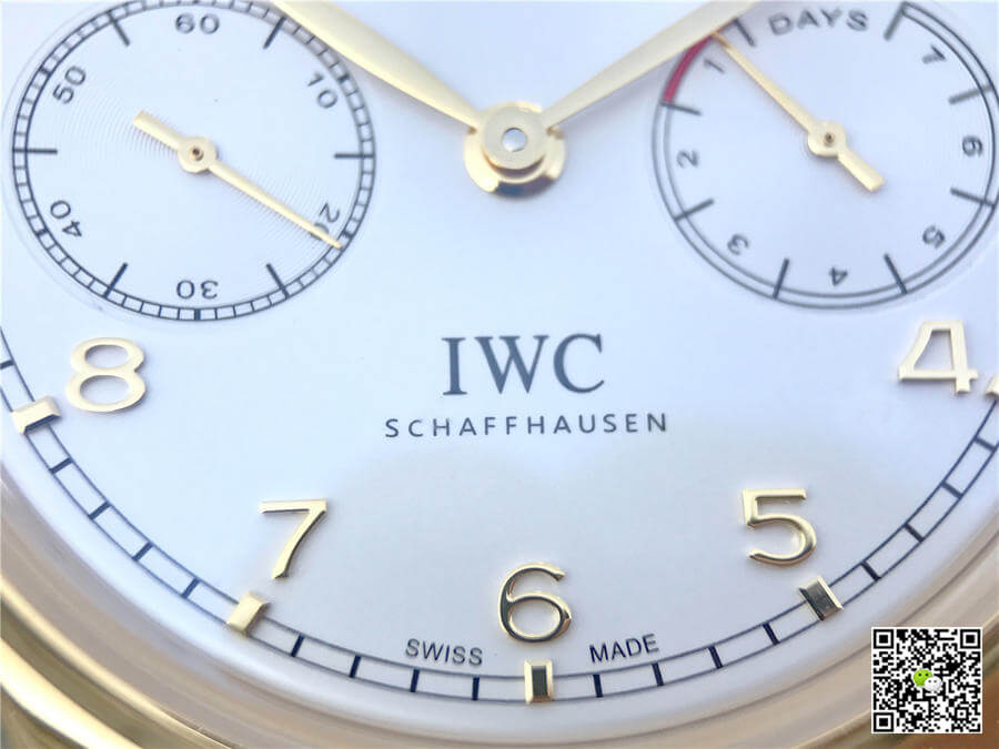 IWC Portugieser IW503502 YL Factory Gold Shell White Dial