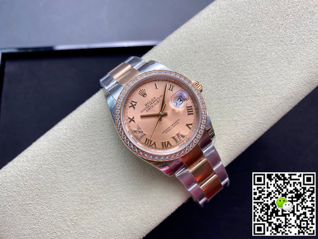 Rolex Datejust M126281RBR-0016 EW Factory Rose Gold