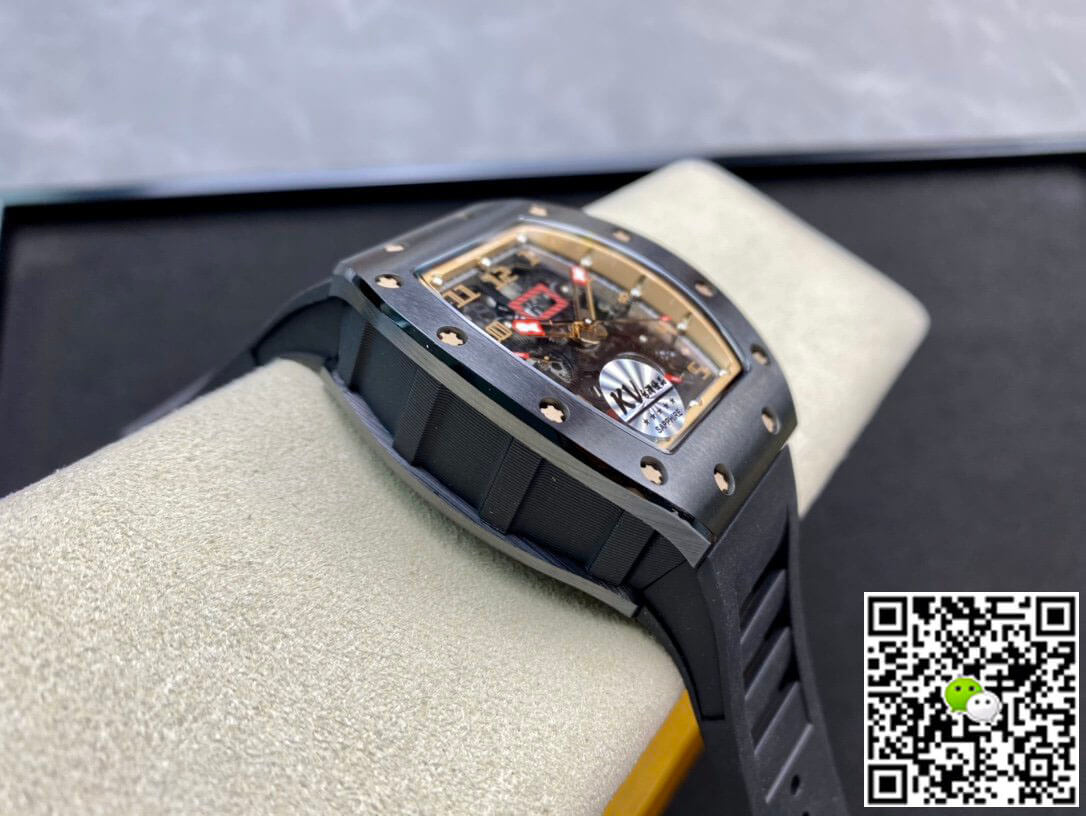 Richard Mille RM011 KV Factory Black Ceramic Skeleton Dial