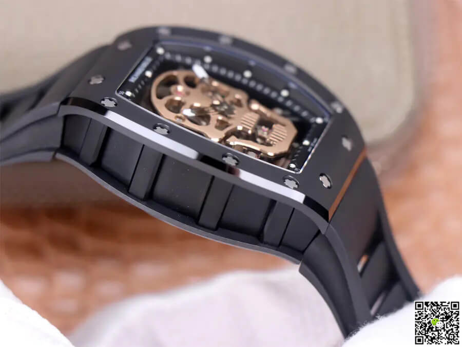 Richard Mille RM52-01 Tourbillon JB Factory Rose Gold Skull Dial