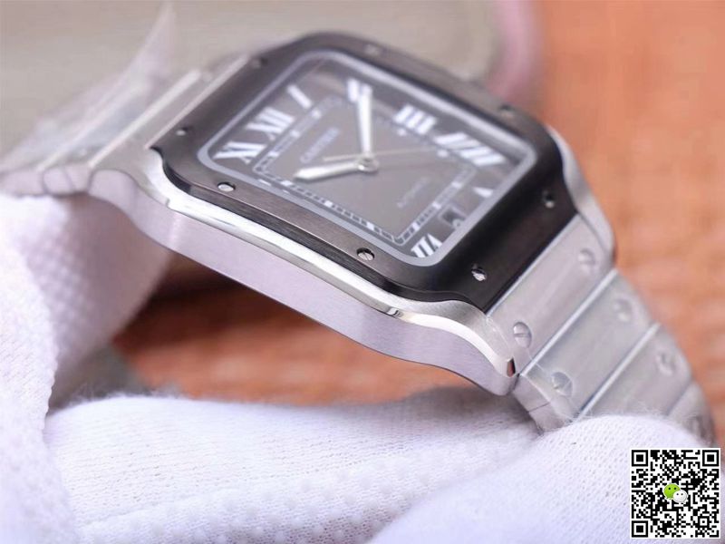 Cartier Santos de Large WSSA0037 V6 Factory Gray Dial