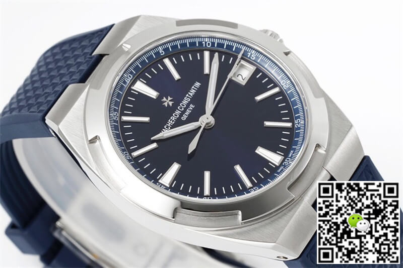 Vacheron Constantin Overseas 4500V PPF Factory Blue Rubber Strap