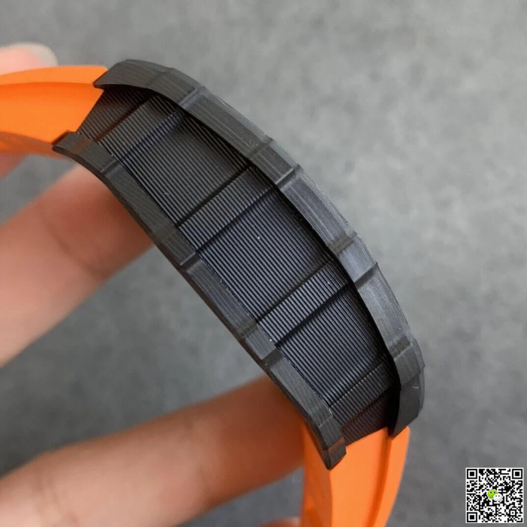 Richard Mille RM35-02 KV Factory V3 Carbon Fiber Orange Strap