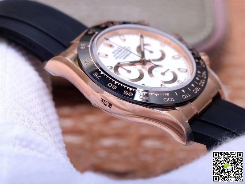 Rolex Daytona M116515LN-0019 Noob Factory White Dial 4130 Movement