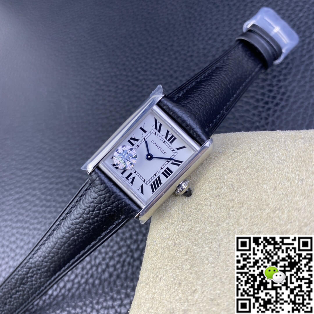 Cartier Tank WSTA0042 AF Factory Black Leather Strap