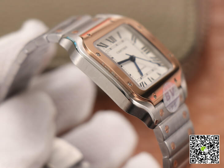 Cartier De Santos W2SA0007 BV Factory White Dial