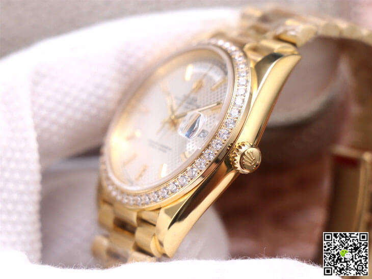 Rolex Day-Date M228348RBR-0005 EW Factory Silver Dial