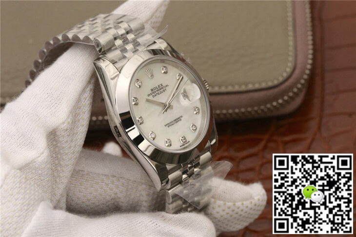 Rolex Datejust M126300 EW Factory Diamond-set Dial