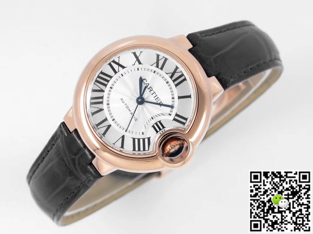 Ballon Bleu De Cartier 33MM W6920069 AF Factory Rose Gold