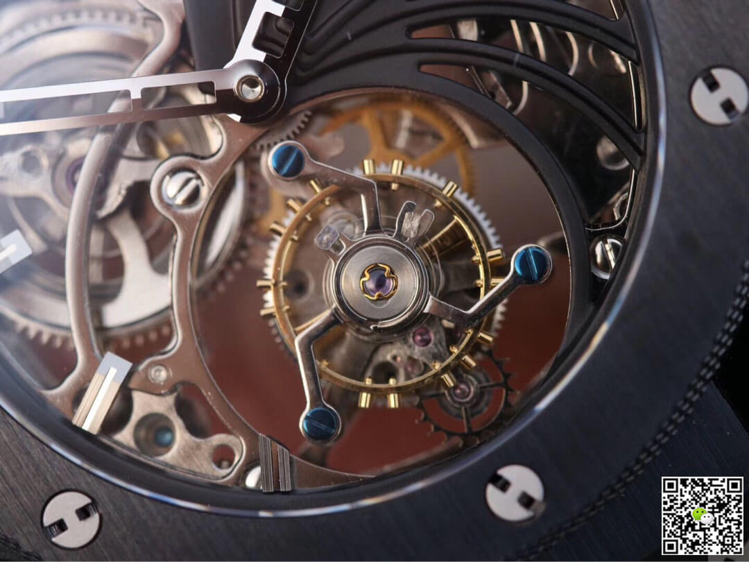Hublot Big Bang Hollow Tourbillon Ceramic Skeleton Dial