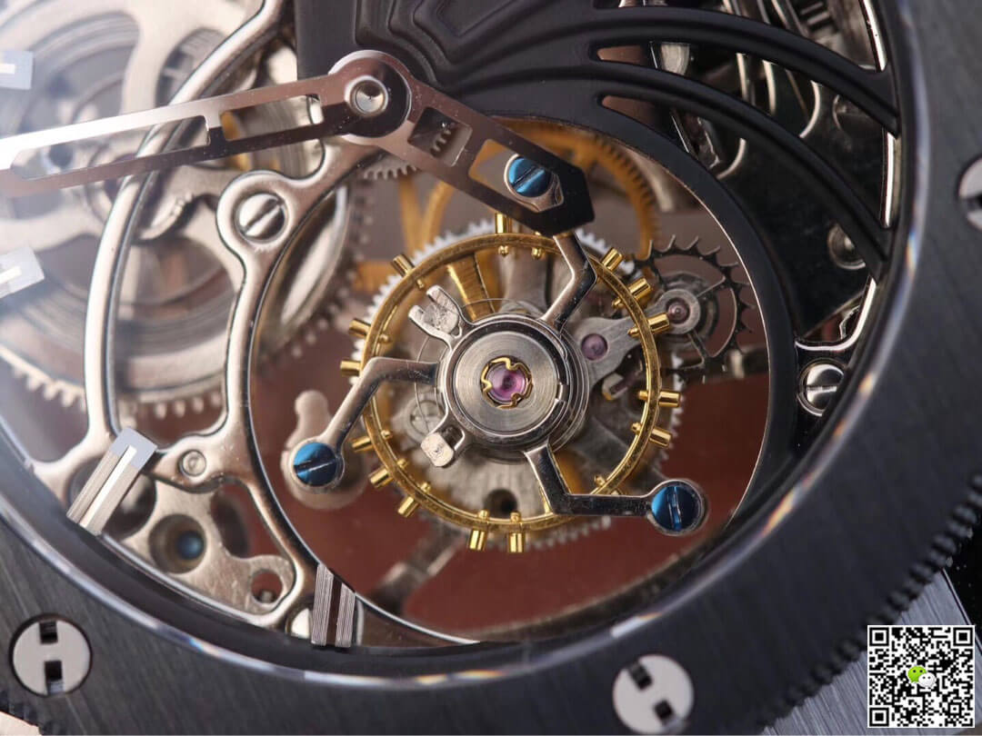 Hublot Big Bang Hollow Tourbillon Ceramic Bezel Skeleton Dial