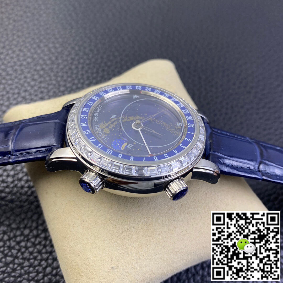 Patek Philippe Grand Complications 6104G-001 AI Factory Sky Moon Diamond Bezel