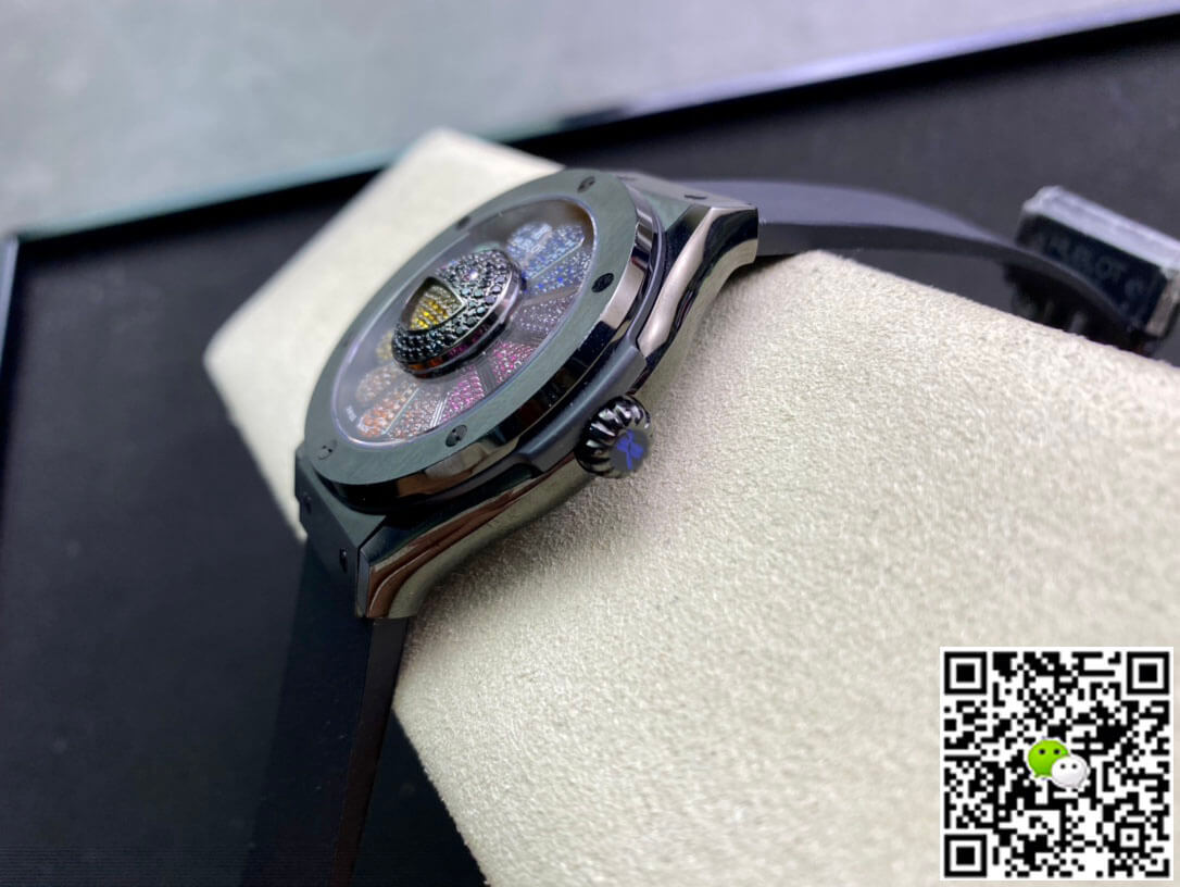 Hublot Classic Fusion Takashi Murakami 507.CX.9000.RX.TAK21 Sunflower Ceramic Bezel