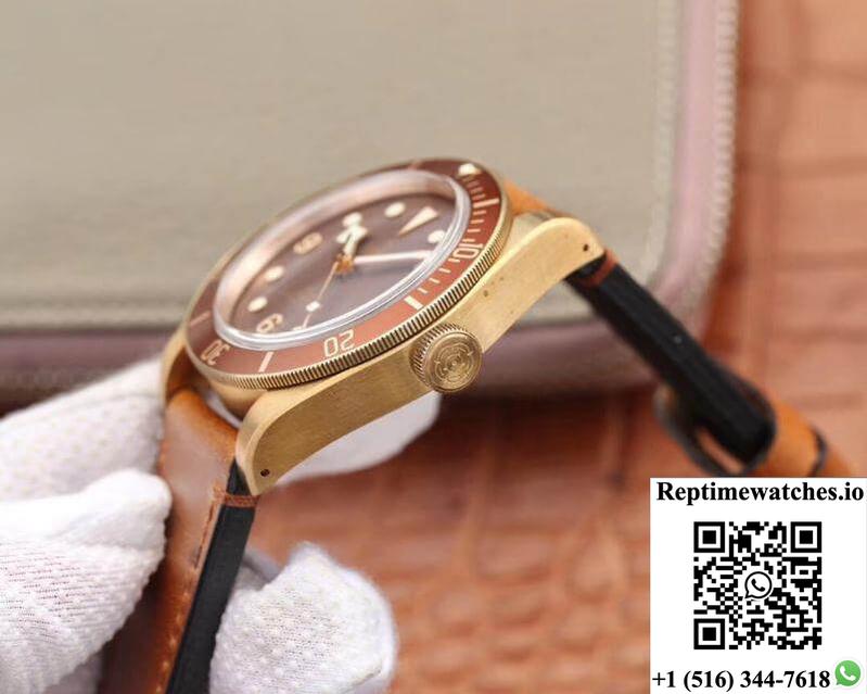 Tudor Heritage Black Bay Bronze 79250B Xf Factory Brown Dial-Rep Time Watches