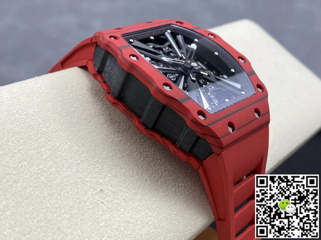 Richard Mille RM12-01 Tourbillon RM Factory Red Rubber Strap