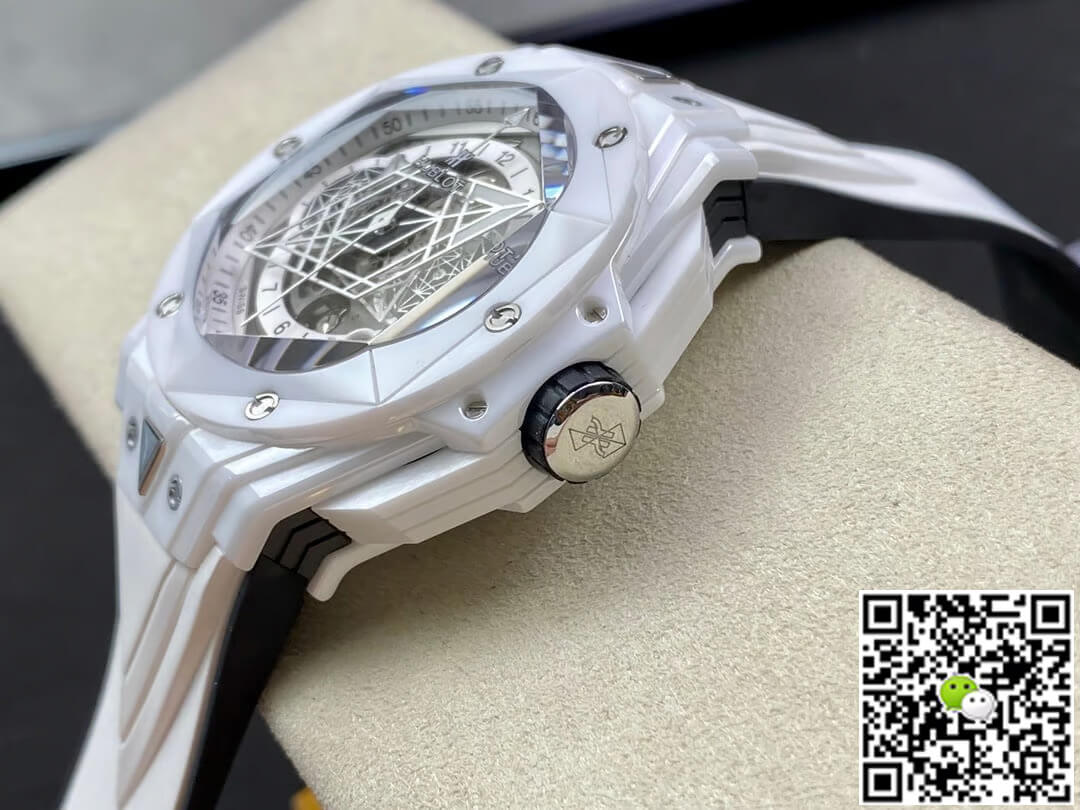 Hublot Big Bang Sang Bleu II 418.HX.2001.RX.MXM21 BB Factory White Ceramics