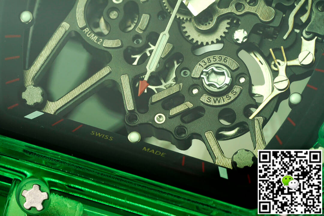 Richard Mille RM35-01 RM Factory Green Transparent Case
