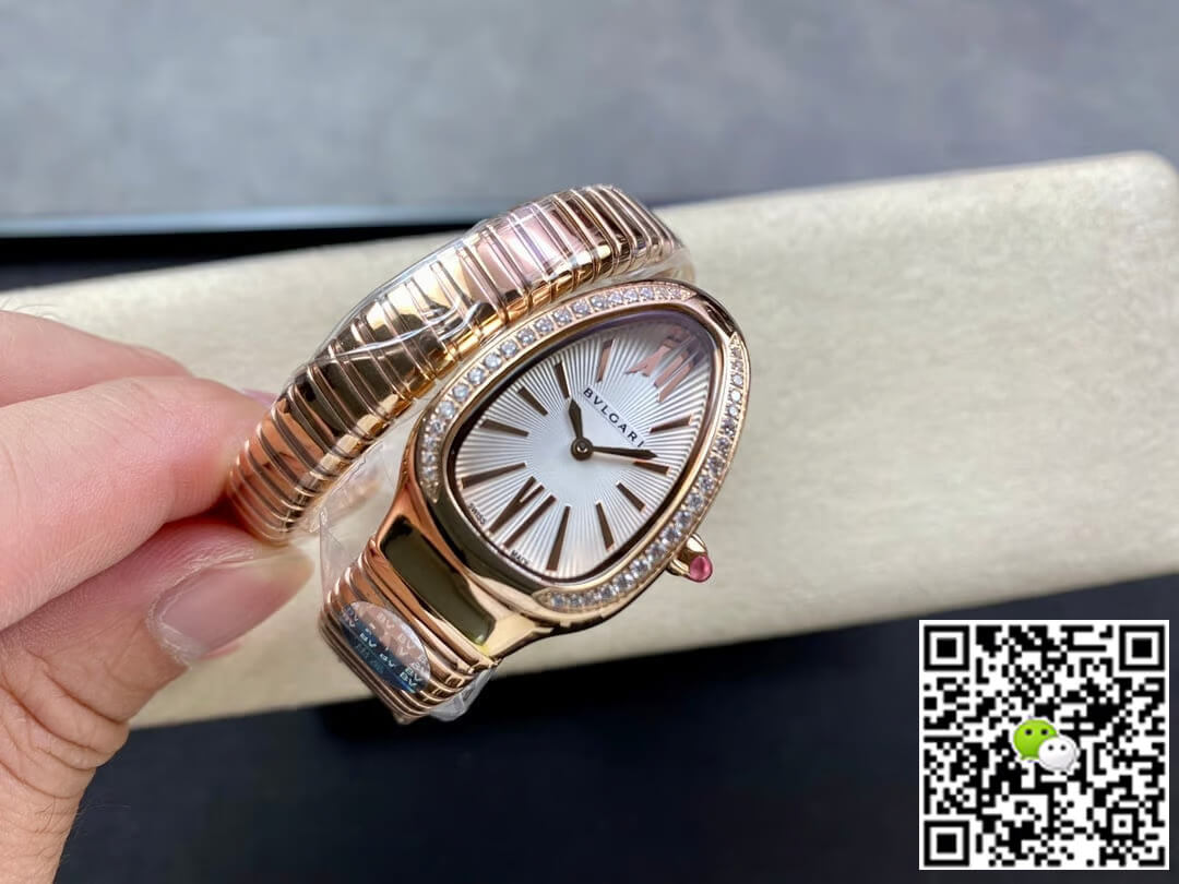 Bvlgari Serpenti 103003 BV Factory Silvery White Dial