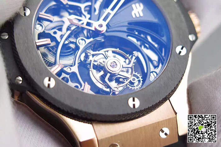 Hublot Big Bang Hollow Tourbillon Skeleton Dial