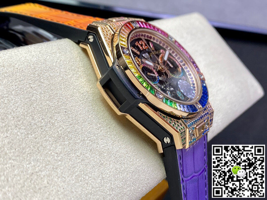 Hublot BIG BANG Unico 411.OX.9910.LR.0999 ZF Factory Rose Gold Skeleton Dial