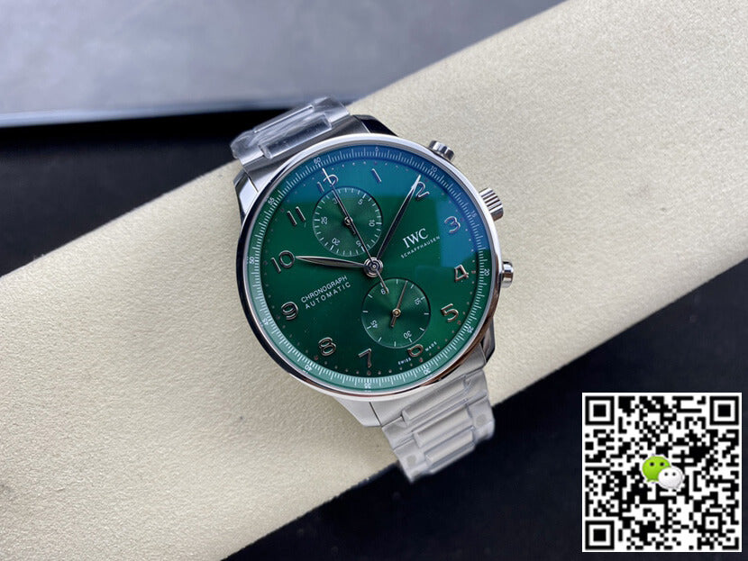 IWC Portugieser IW371615 ZF Factory Green Dial