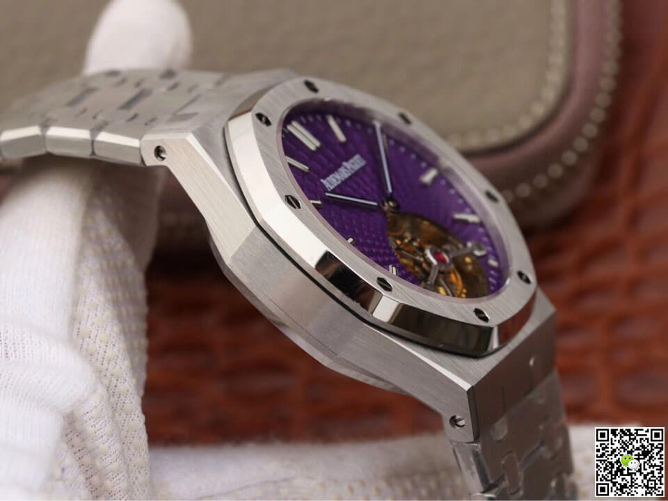 Audemars Piguet Royal Oak Tourbillon 26522ST.OO.1220ST.01 JF Factory Purple Dial