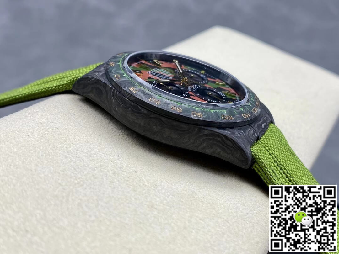 Rolex Daytona Cosmograph Diw Custom Version Noob Factory Green Strap