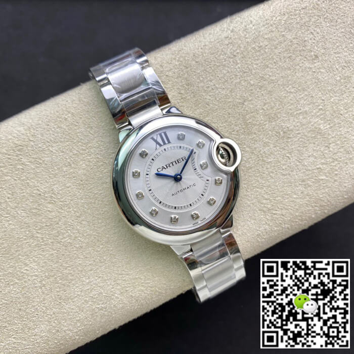 Ballon Bleu De Cartier WE902074 33MM V6 Factory Steel Strap