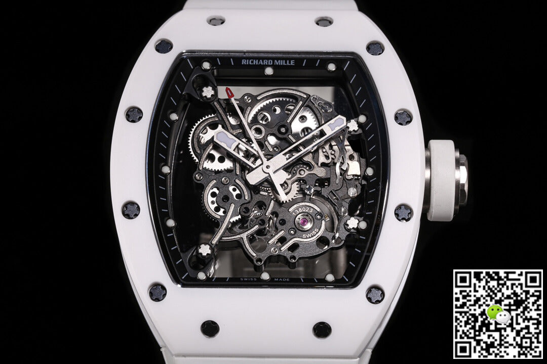Richard Mille RM-055 BBR Factory White Ceramic