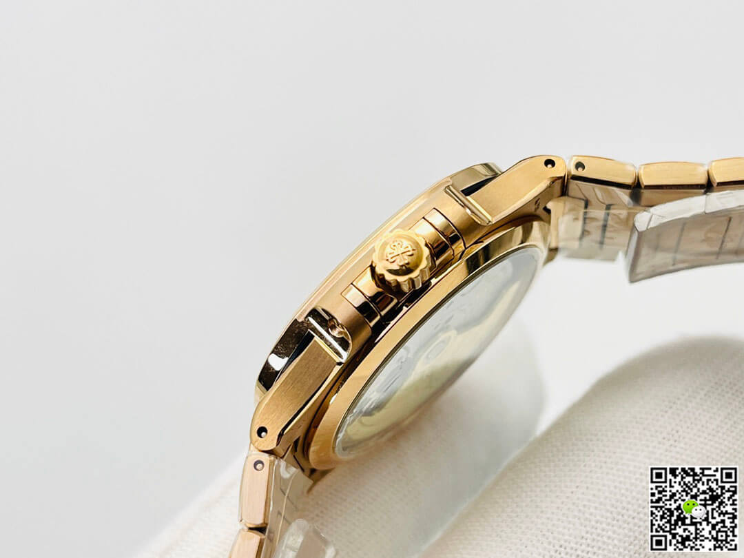 Patek Philippe Nautilus Ladies 7118/1200R-010 3K Factory Gold Dial