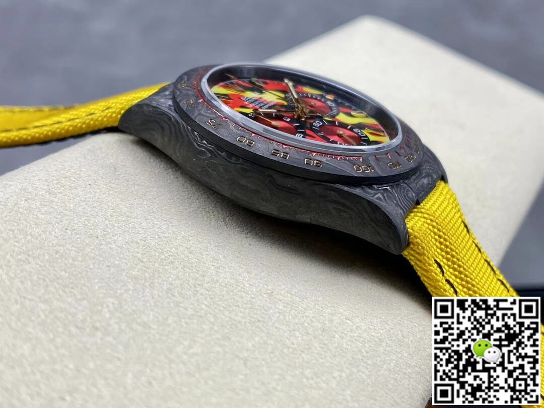 Rolex Daytona Cosmograph Diw Custom Version Noob Factory Yellow Strap