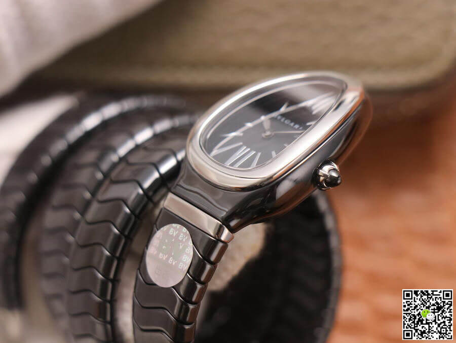 Bvlgari Serpenti BV Factory Black Ceramic Dial