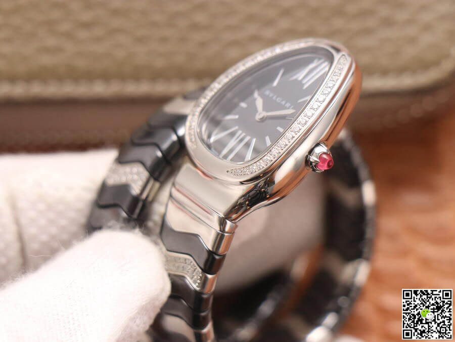 Bvlgari Serpenti 102129 BV Factory Black Dial