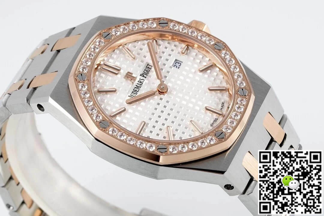 Audemars Piguet Royal Oak Quartz 33MM 67651SR.ZZ.1261SR.01 ZF Factory White Dial