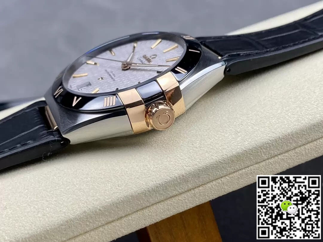 SBF Omega Constellation 131.23.41.21.06.001 VS Factory Leather Strap