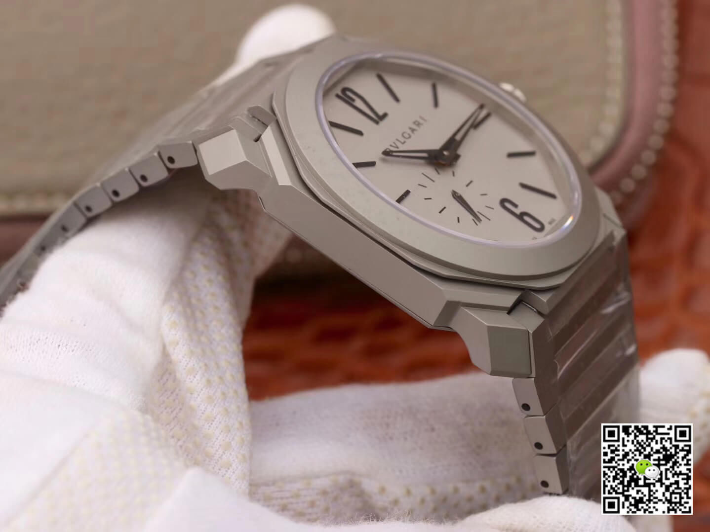 Bvlgari Octo Finissimo 103011 BV Factory Silver Gray Dial