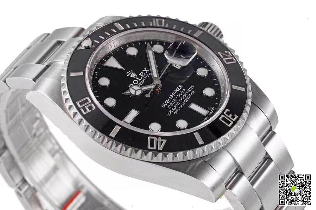 Rolex Submariner 116610LN-97200 ZF Factory Black Dial Stainless Steel Strap